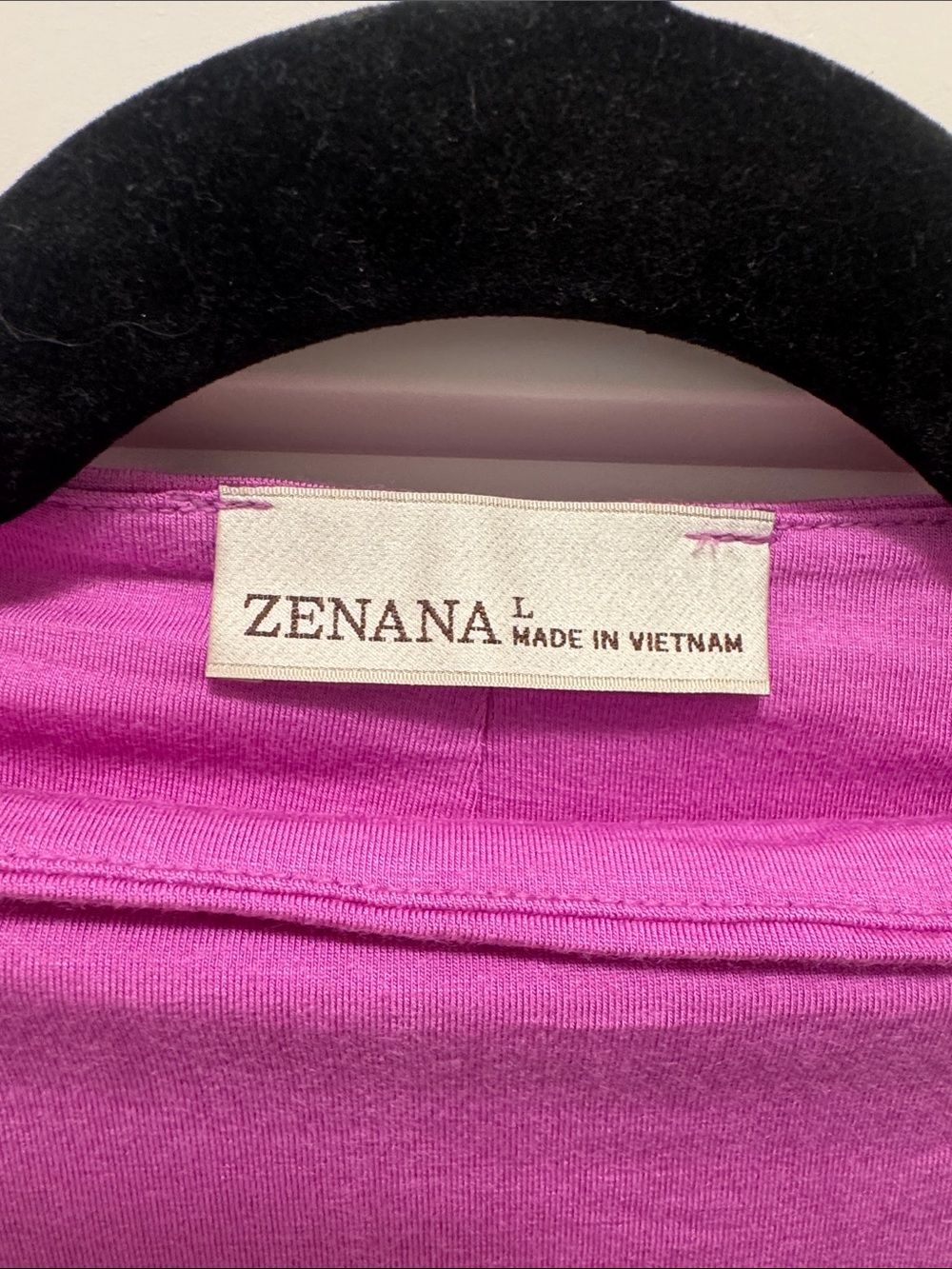 🆕 Zenana Outfitters Purple Sleeveless Tank w Rouching. L. NWOT!🎉 - Picture 2 of 4